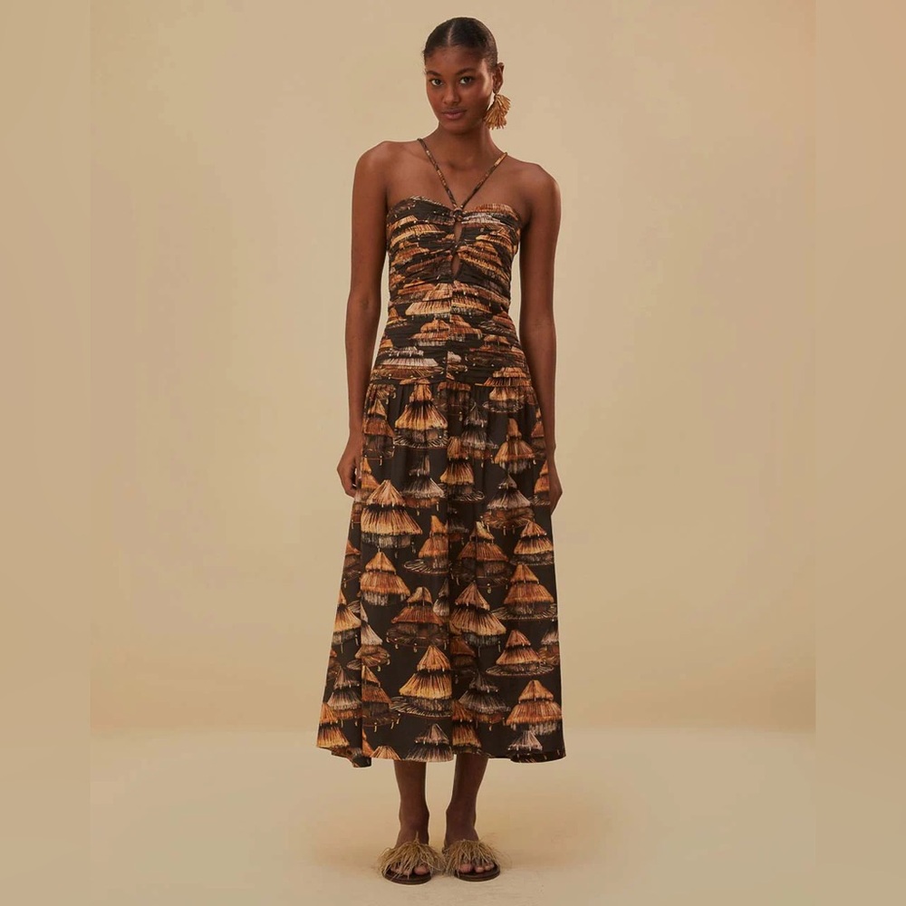 🥭Farm Rio Shuhu maxi dress